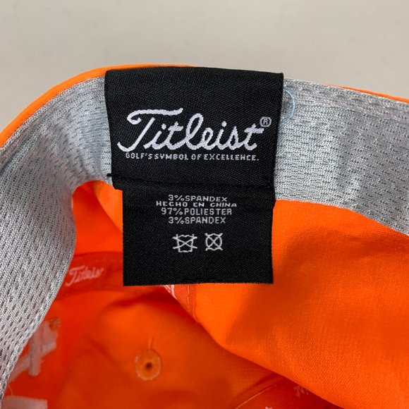 Titleist orange golf hat - Picture 2 of 8